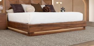 Base De Cama King Size Elyn Café