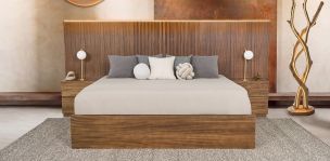 Cama King Size Sabina Café