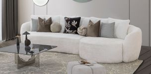 Sala En L Derecha Charlotte Blanco