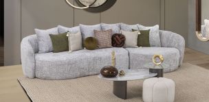 Sala En L Derecha Charlotte Gris