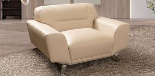 Sillón Piel Ameno CL Beige (Boal)