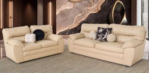 Sala Piel Pisa Beige