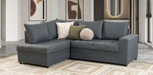 Sala Modular Izquierda Sofía Gris Grafito 