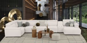 Sala Cloe CL Beige 6 Piezas