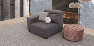 Sillón Brazo Izquierdo Cloe CL Gris