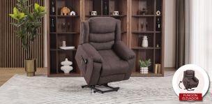 Sillón Reclinable Eléctrico Aruba Café