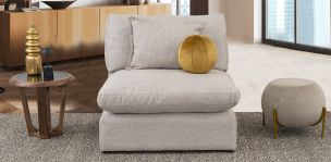 Sillón Sin Brazo Romelly Beige