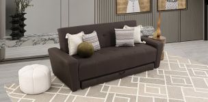 Sofá Cama con Cama Baja Irlanda New Chocolate