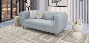 Sofá 3 Plazas Castell Plata