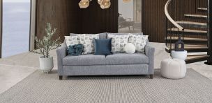 Sofá 3 Plazas Geovanna Gris