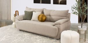  Sofá 3 Plazas Cartagena Beige