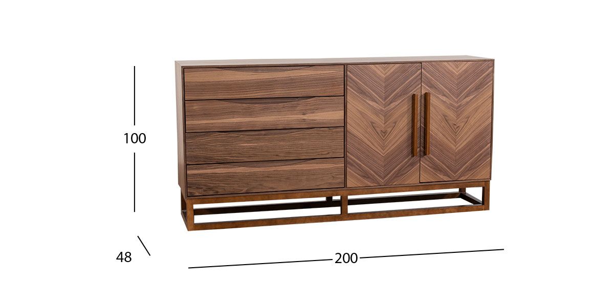 Buffet Veliero CL Café Nogal