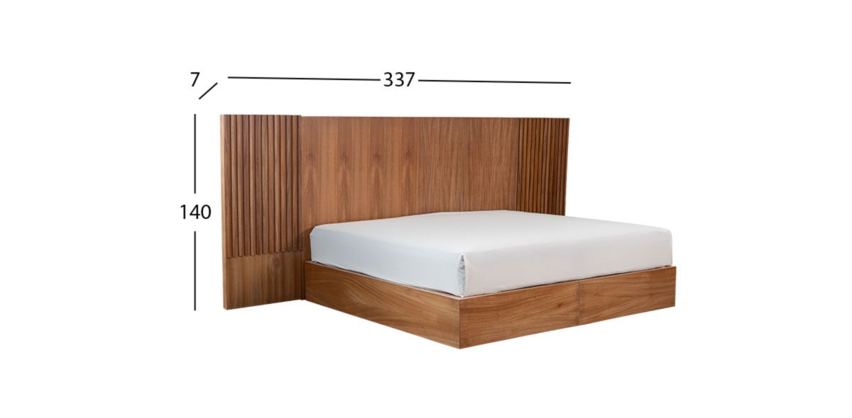 Cabecera King Size Citara Nogal 