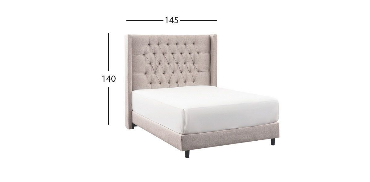 Cabecera Matrimonial Estela Promo Beige