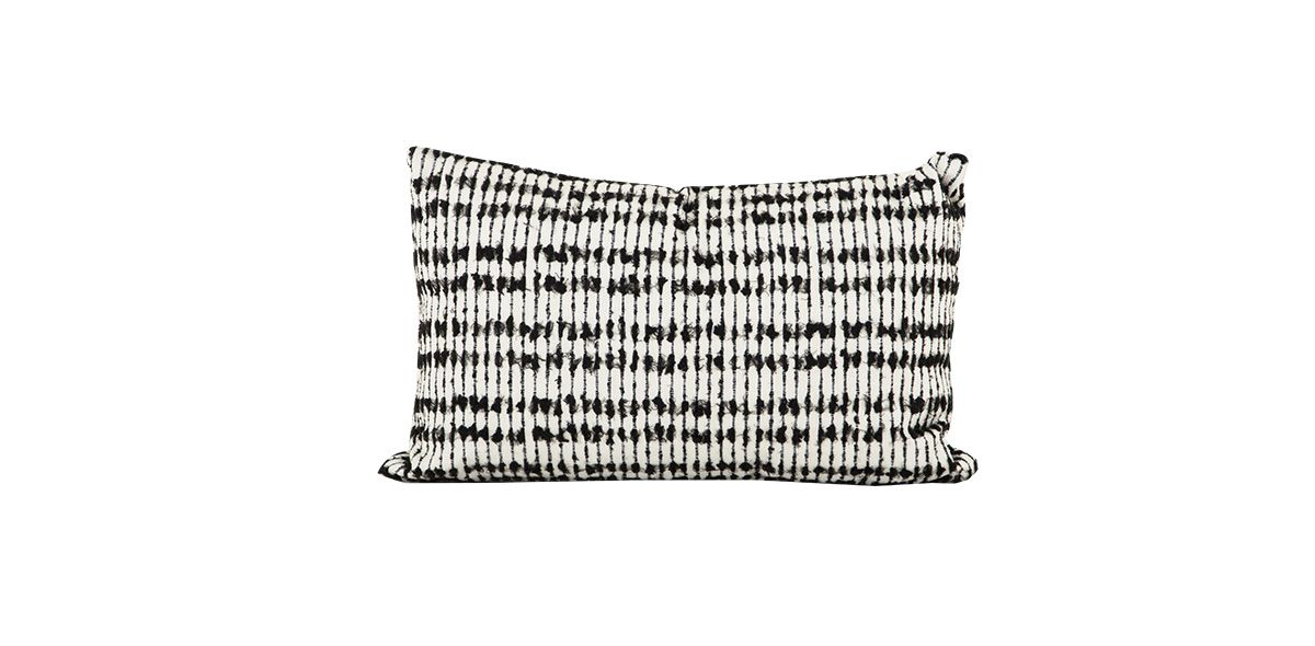 Cojín Riñonera Decorativo Nepal Tassles Negro