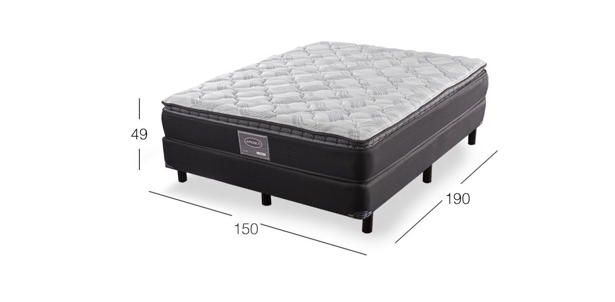 Colchón Queen Size Naos PL Semi-Flex