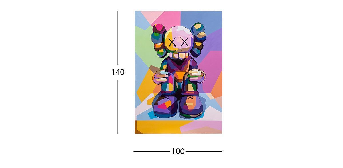 Cuadro Decorativo 140X100 Cm Toy Multicolor