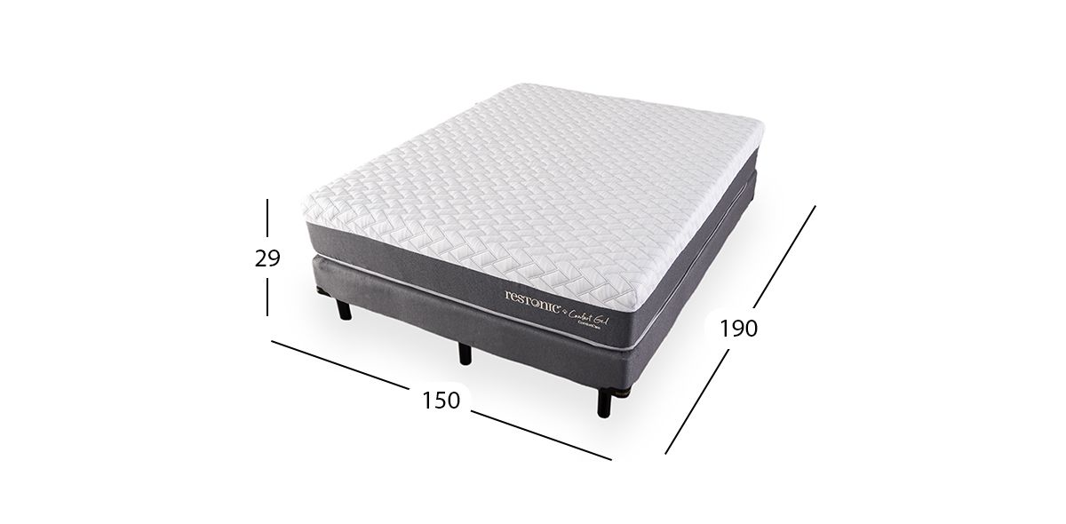 Colchón Queen Size Juego Restonic Comfort