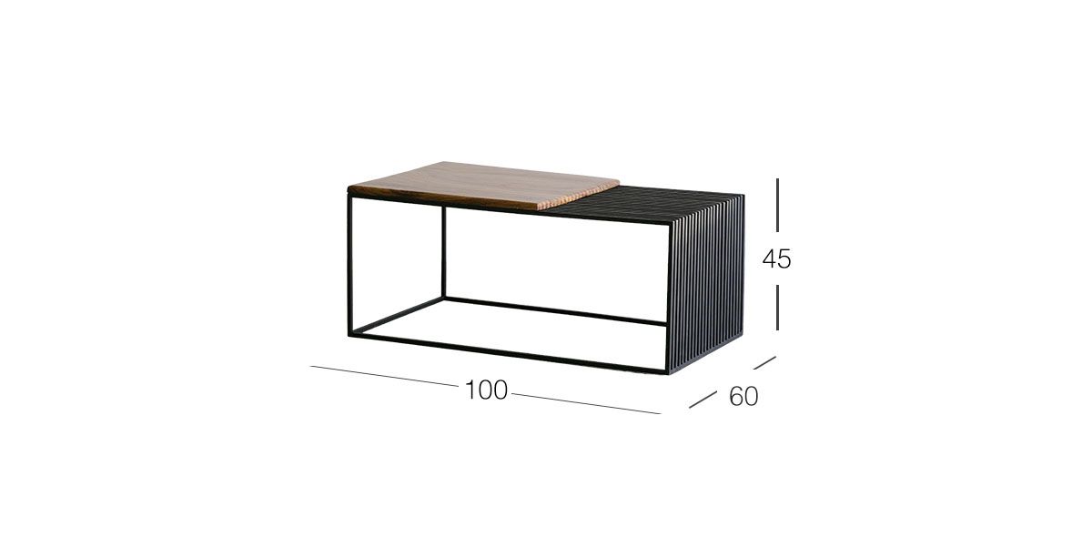 Mesa De Centro Roma  CW-PG Café
