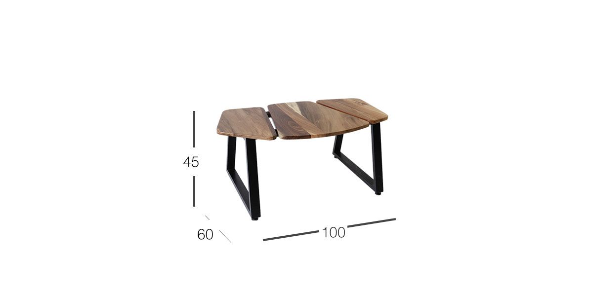 Mesa De Centro Brusellas CW-PG Café