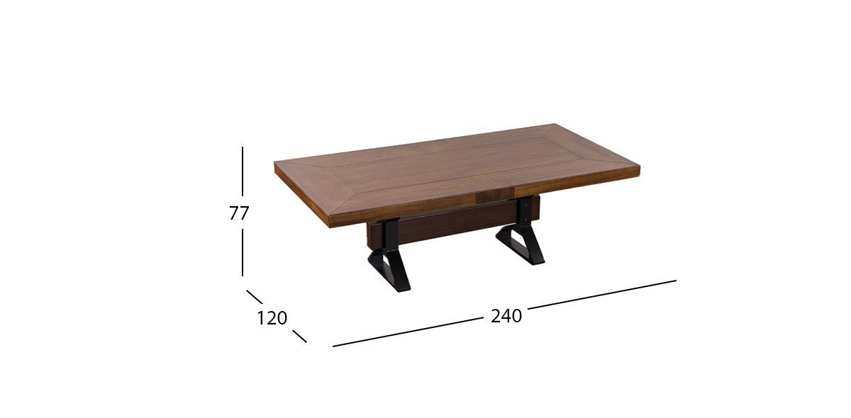 Mesa Comedor Rectangular Estocolmo Tzalam 240 cm