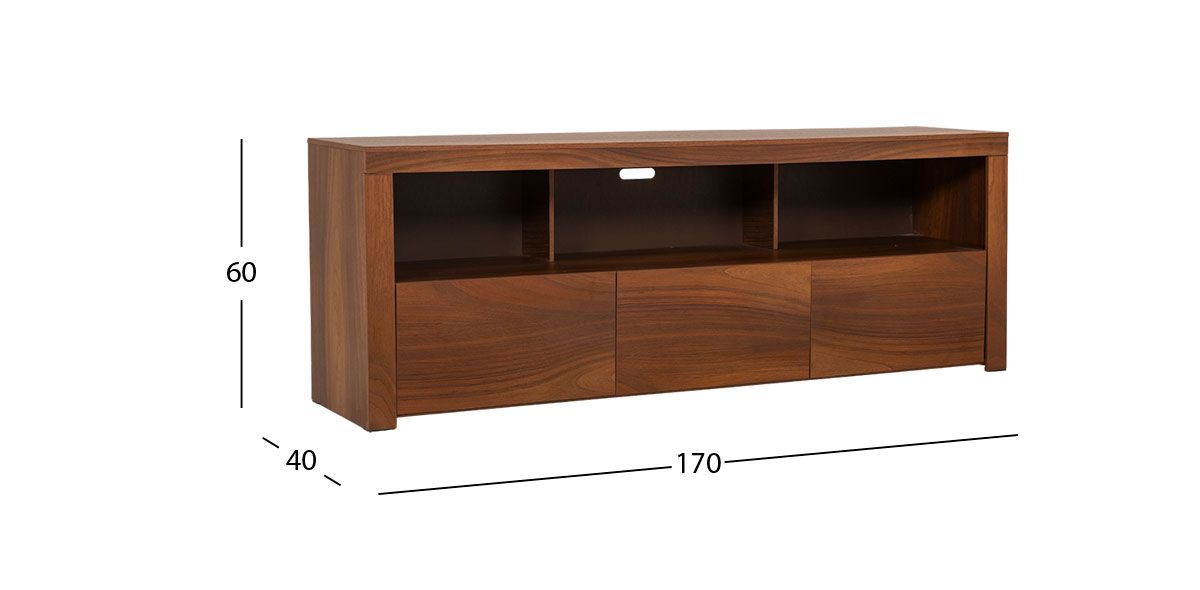 Mesa TV 170 Cm Marbella Café Parota