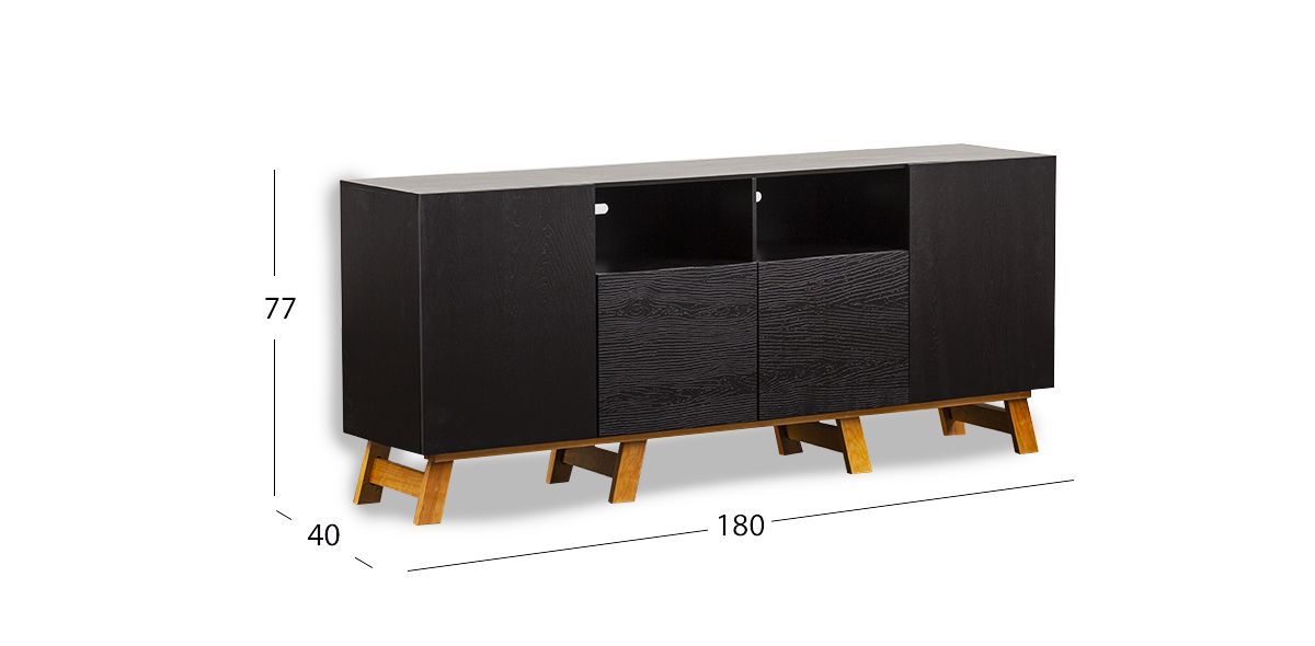 Mueble de TV Quebec Life Chocolate 180 cm