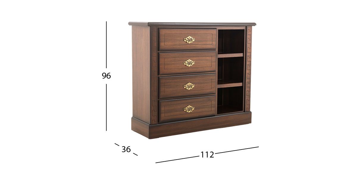 Mueble TV Mali Nogal