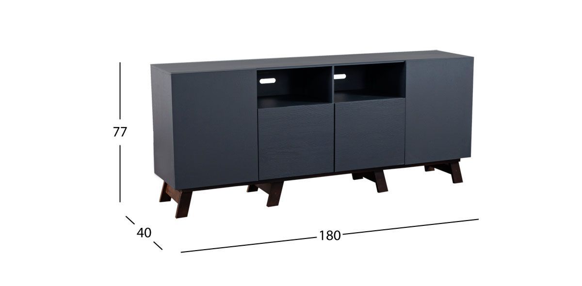 Mueble de TV Quebec Life Gris 180 cm