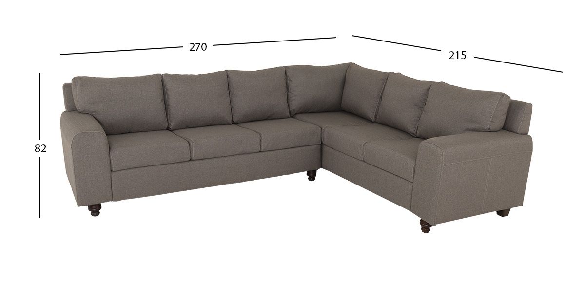Sala Modular Derecha Rocco HS Gris