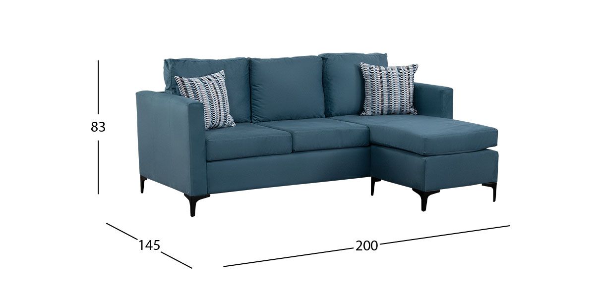 Sala Modular Omega Promo Azul Indigo