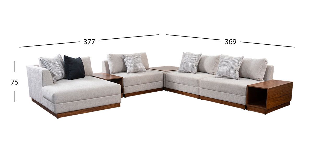 Sala Alice II Café 7 Piezas