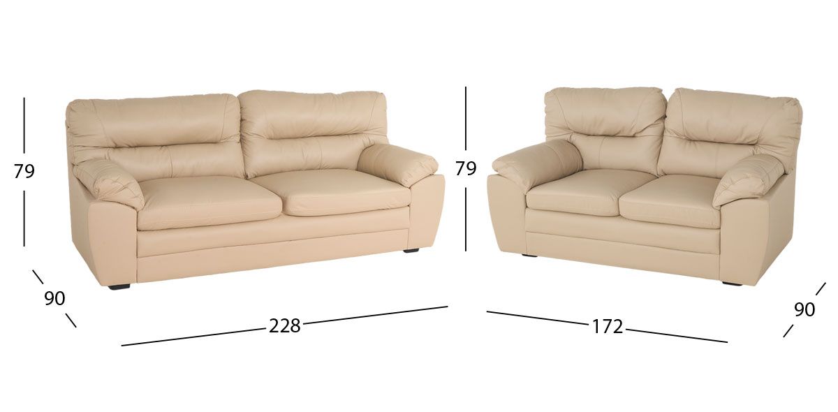 Sala Piel Pisa Beige