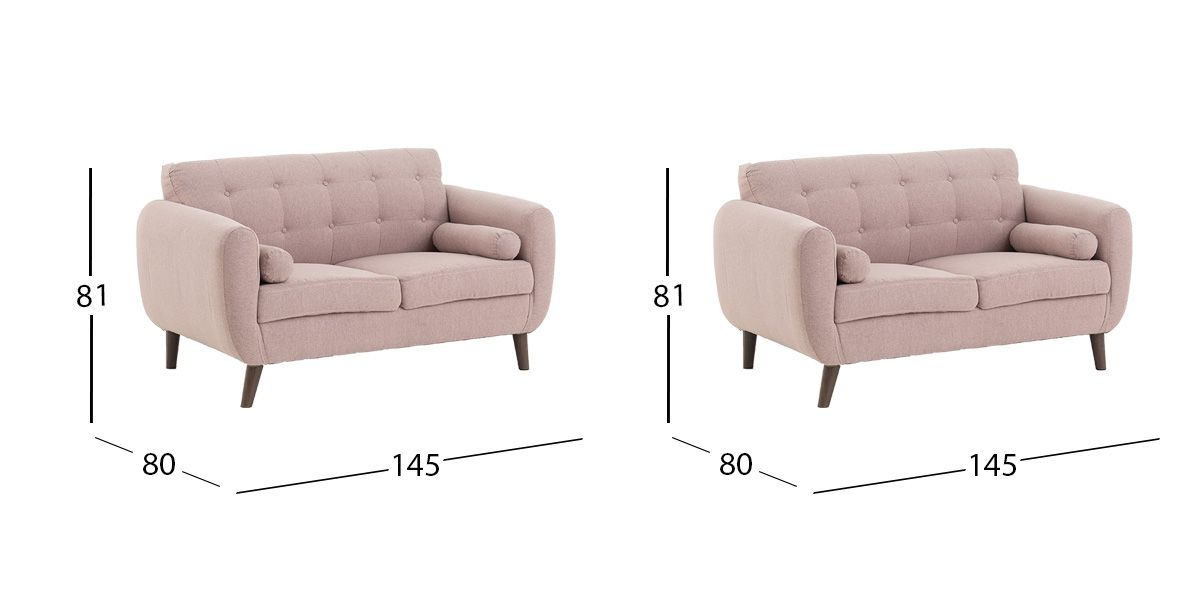 Sala Monet Rose 2 Piezas 