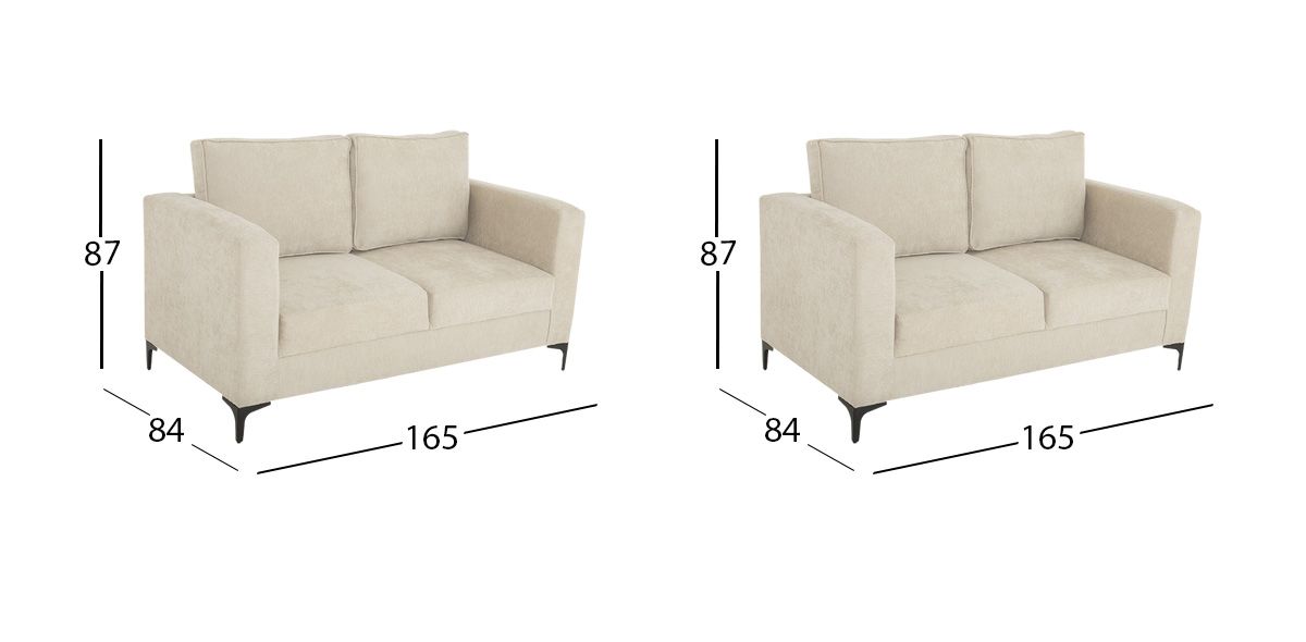 Sala Perú Beige 2 Piezas