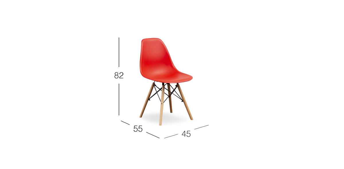 Silla Atlas PL Rojo