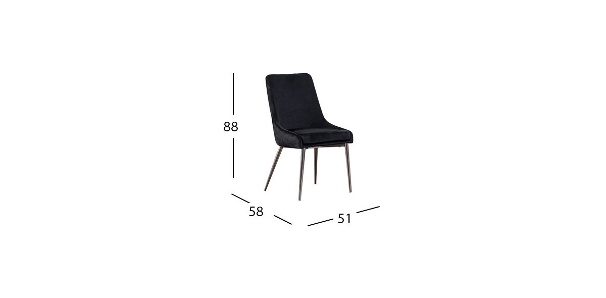 Silla Enkel II Negro