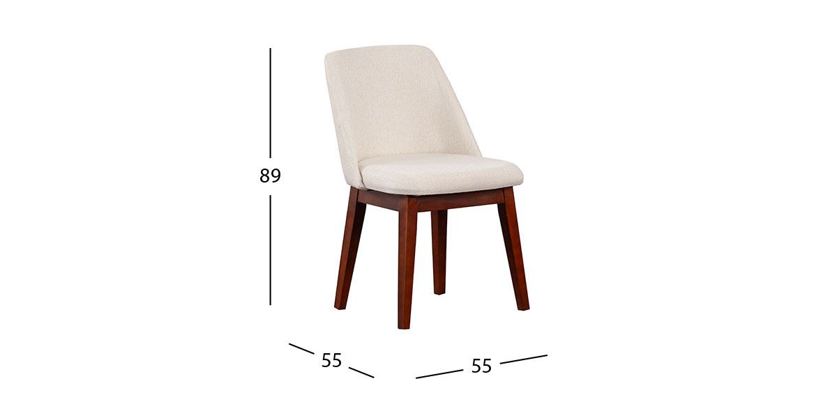 Silla Olaf PL Caoba/Avena