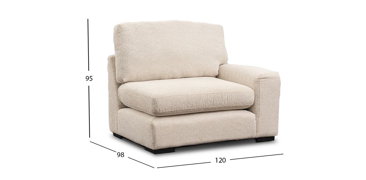 Sillón Con Brazo Creta Plus Algodón