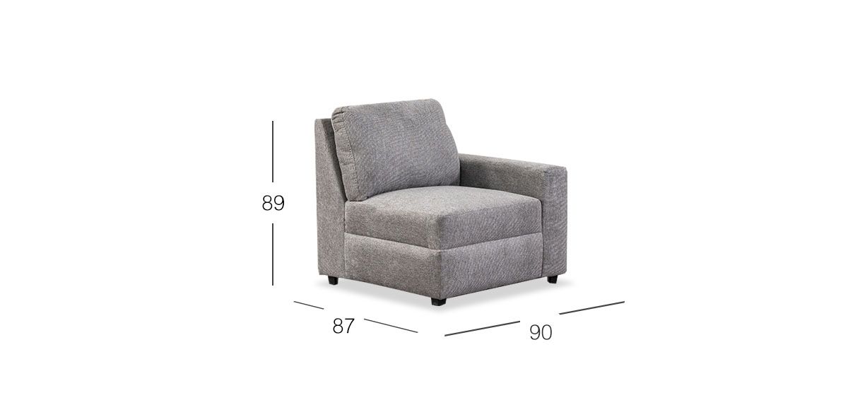 Sillón Elite II Gris Claro