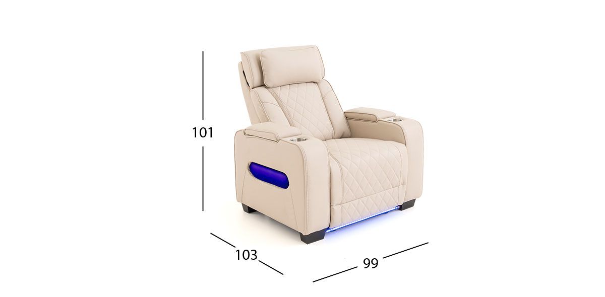 Sillón Reclinable Eléctrico Jetour Beige