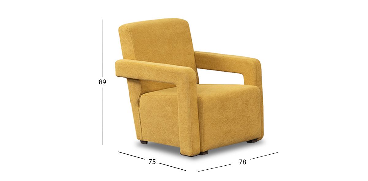 Sillón Ocasional Klepp Amarillo