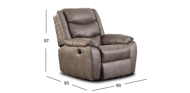 Sillón Reclinable Eléctrico Cosmos Montana Shelby  