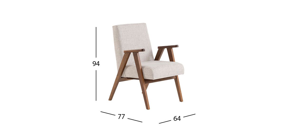 Sillón Ocasional Norton Fiora Linen