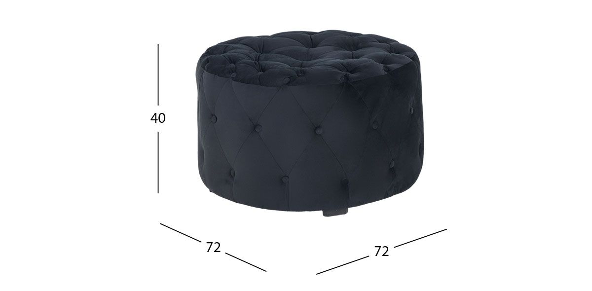 Taburete Bongo PL Negro