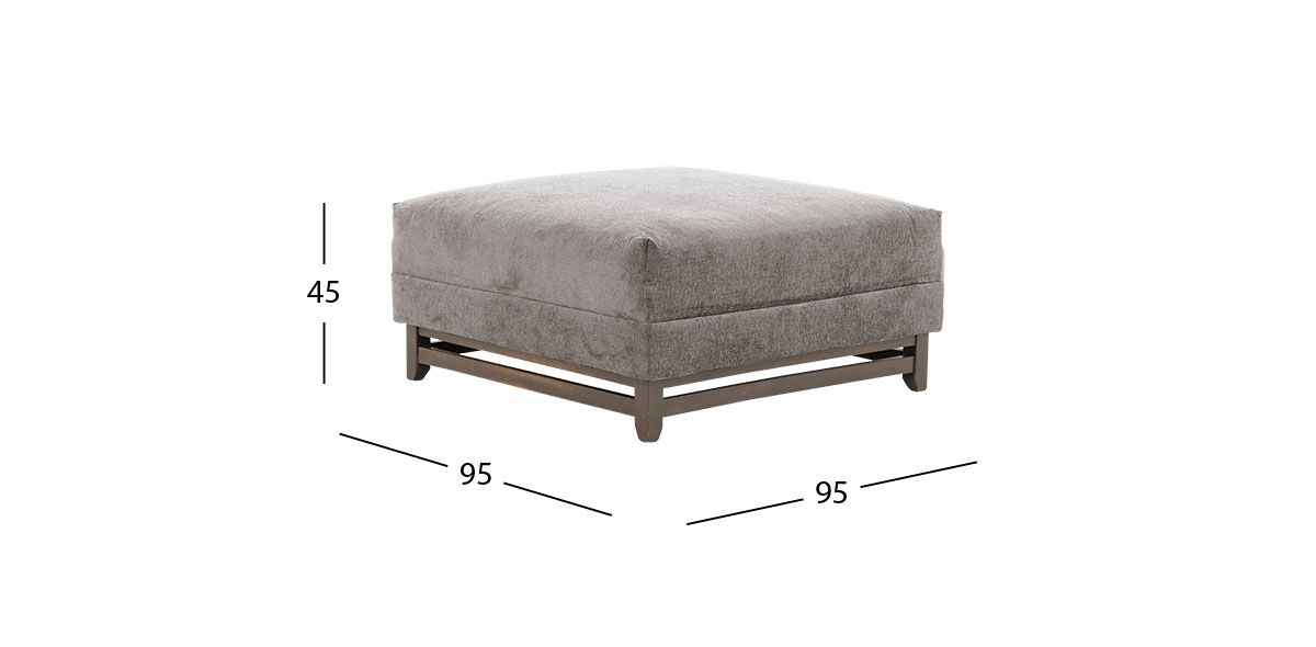 Taburete Adelei Gris Charcoal